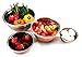 Imperial Home 4 Pcs High Quality Stainless Steel Mixing Bowls Set - Set of 4 German Mixing Bowls Cookware Set (Copper Finish)