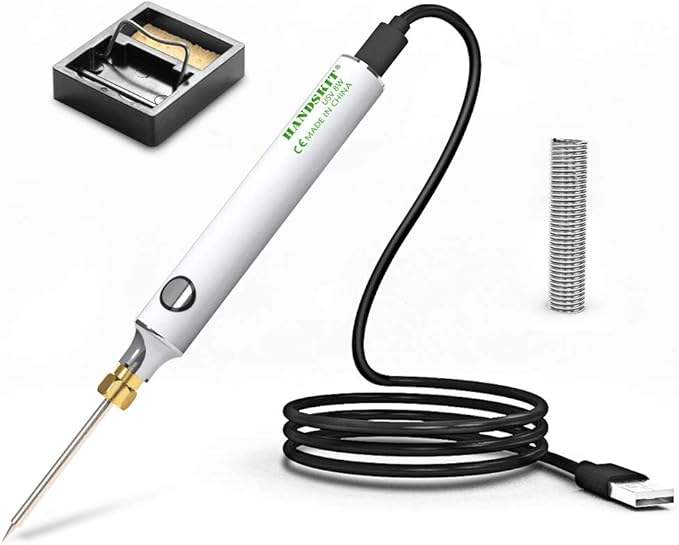 Soldering Iron Kit, HANDSKIT 8W Soldering Iron Welding Tools with