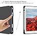 Soke Case,iPad 9.7 Case 2018/2017 with Pencil Holder [Luxury Series] - Extra Protective But Slim + Strong Magnetic + 7 Secure Stand Angles + Auto Sleep/Wake Cover for iPad 9.7 inch 5th/6th Gen, Black