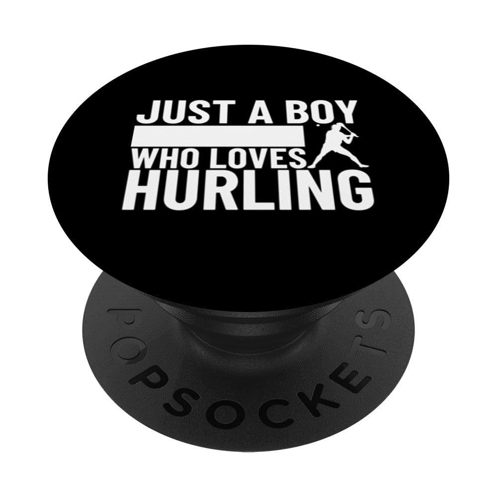 Hurling Player Just A Boy Who Loves Hurling PopSockets Swappable PopGrip