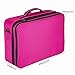 Hotrose Professional Makeup Case Cosmetic Bag Beauty Brush Organizer Storage Make Up Box 3 Layer Large Capacity with Adjustable Strap for Artist Travel