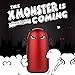 EMIE xMonster 10000mah Portable Charger, 2A Quick Charge Cute External Battery Compatible with iPhone 7 6 6S Plus iPad Samsung etc,Cool Emoji Power Bank on Travel