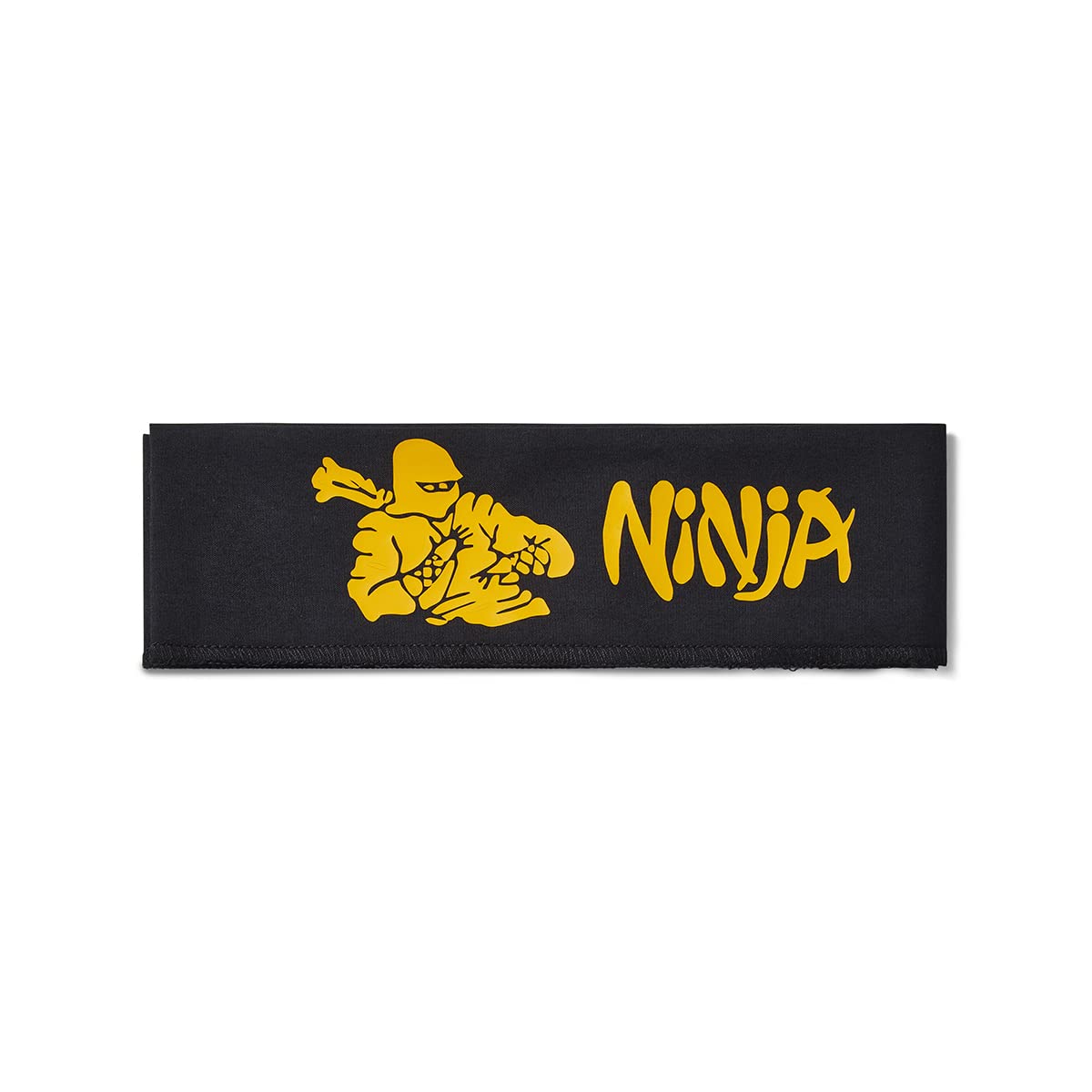 Martial Arts White Head Band Headband) - Black Ninja