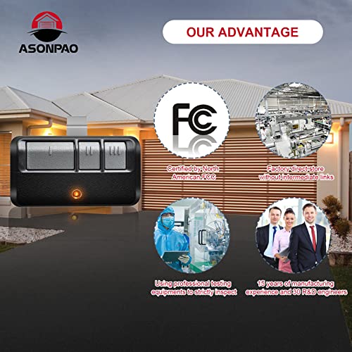 893LM 953ESTD Remote only for a Yellow Learn Button of Liftmaster Chamberlain Sears Craftsman