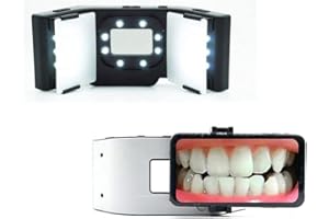 PODEC Mobile Dental Photography Light, Dentistry LED Oral Filling Light, Dental Photography Equipment, Dental Photography Aid, 6000-6500K Adjustable, for Home Salon