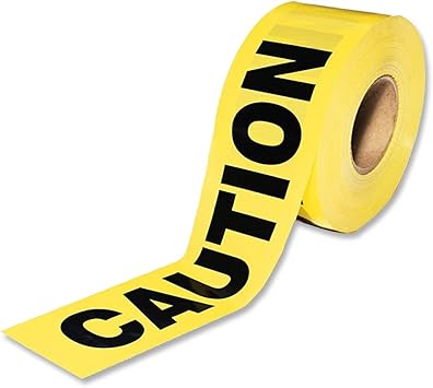 yellow caution tape belt
