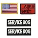 GrayCell Military Morale Service Dog Patch for Pet Tactical K9 Service Harness Vest Pack of 4 (1) primary