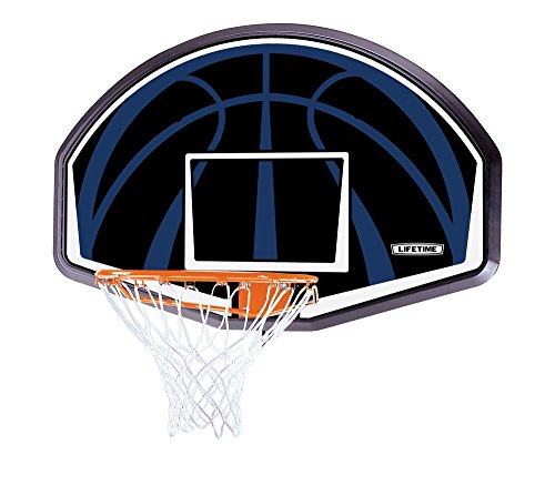 Lifetime Basketball Backboard Dallas Wandmontage 44 Zoll Basketballkorb mit Netz Basketball Backboard für Kinder Basketballbrett inklusive Korb und Ne