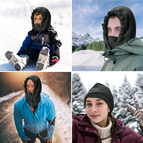 MOHOO Balaclava Face Mask Windproof Ski Mask Multifunction Balaclava Full Cover Mask Fleece Fabric for Cold Weather Winter Outdoor Sport Motorbike Skiing Snowboarding Mountain Camping Hiking