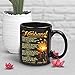TERAVEX Gift for Husband - 11 Oz Novelty Ceramic Coffee Mug, Romantic Love Wedding, Best Couples, Married, Christmas, Husband Gifts From Wife, Birthday Gifts for Husband - Black