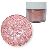 Pink Champagne Edible Luster Dust, 4g Jar | Bakell Food Grade Decorating Glitters & Dusts for Dessert, Foods & Drinks
