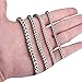 Monily High Polished 3mm 16 Inches Stainless Steel Franco Curb Chain Necklace Mens Womens Necklace Jewelry