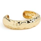 LELET NY Women's Hammered Arch Cuff Bracelet