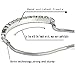 ZSE Strand Bracelet Slider Silver Micro Pave Tennis Bracelet for Women Graduation Gifts