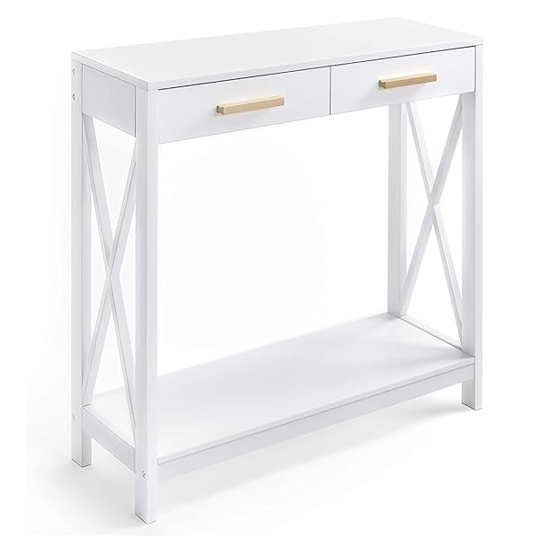 PROSUMER’S CHOICE WHITE 2-TIER 2-DRAWER COMPACT SOFA AND...