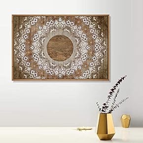 Framed for Living Room Bedroom Flower Pattern for