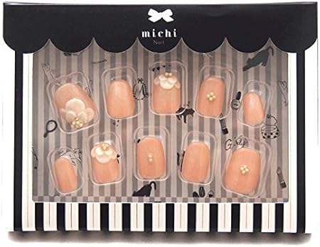 Amazon Michi Nail ミチネイル ハナビラベージュネイルs Pu128 ミチネイル Michi Nail ネイルチップ 通販