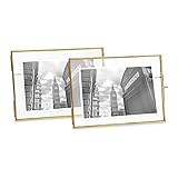 Isaac Jacobs 5x7 (2-Pack), Antique Gold, Vintage