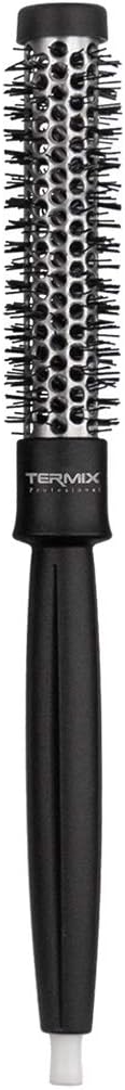 Termix Profesional Hairbrush Ø 17 mm- Aluminum thermal hairbrush with nylon bristles, ideal for all types of hairstyles