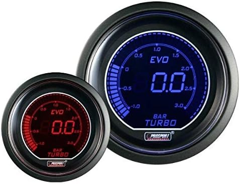 Amazon Co Jp デジタル ブースト計 2インチ Prosport プロスポーツ 2カラーlcdディスプレイ 52パイ 車 バイク