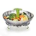 Vegetable Steamer Basket Stainless Steel Food Steamer Veggie Steamer Insert with Extendable Handle, Cooking Steamer Expandable to Fit Various Size Pot (7