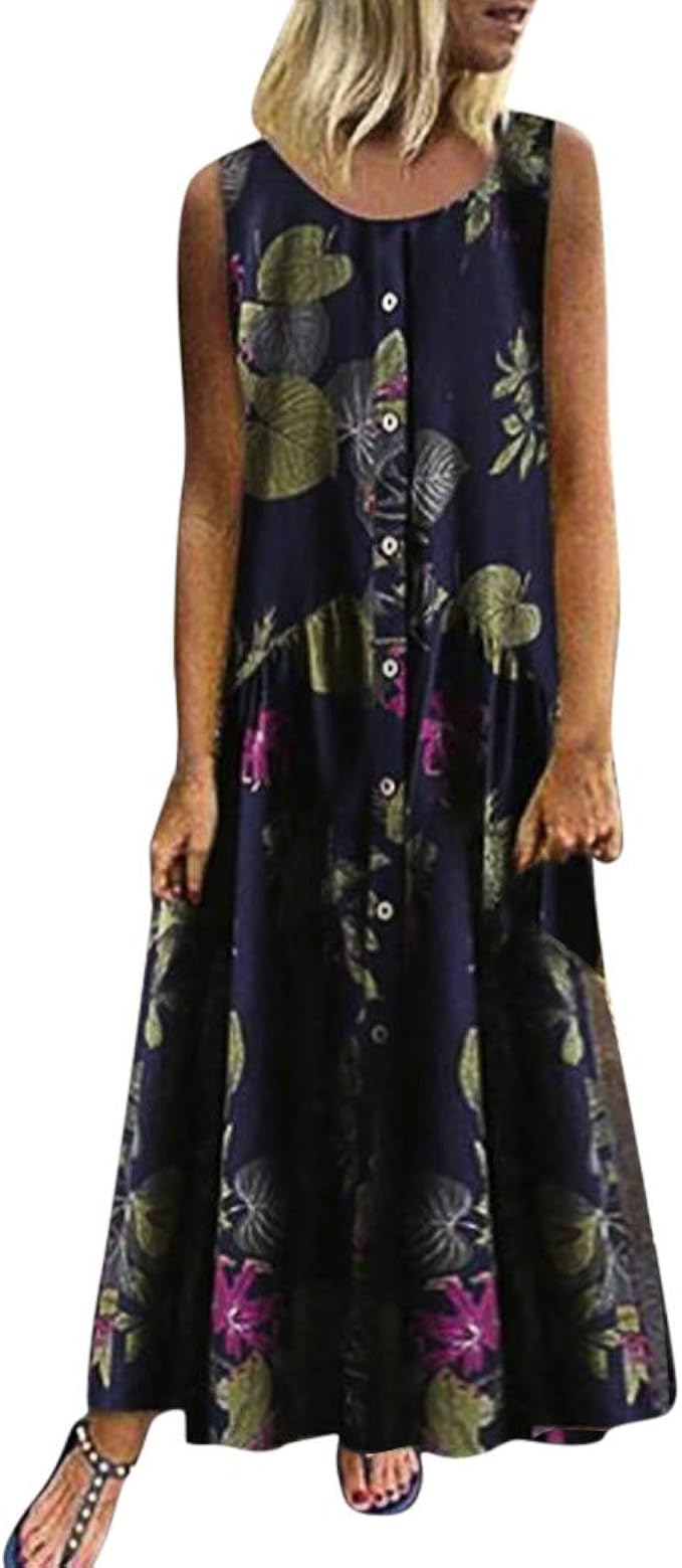 women's plus size linen dresses