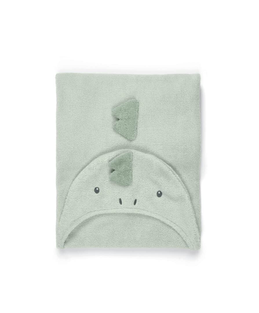 Mamas & Papas Soft Hooded Baby Towel, Dinosaur