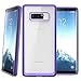 SUPCASE Unicorn Beetle Style Case Designed for Galaxy Note 8, Premium Hybrid Protective Clear Case for Galaxy Note 8 2017 Release (Purple)
