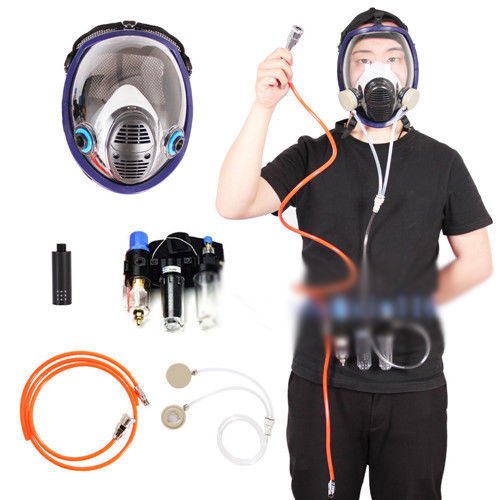 [Waller PAA] Three-in-One Function Supplied Air Fed Respirator System 6800 Full Face Gas Mask - Thumbnail 4