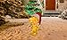 PRODUCTWORKS 18-Inch Peanuts 3D LED Pre-Lit Woodstock in Santa Hat Christmas Holiday Yard Art Decoration, 35 Lights
