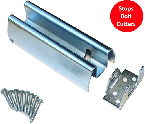 Heavy Metal Tamper Proof 6" Heavy Duty Security Hasp - Zinc Plated Finish
