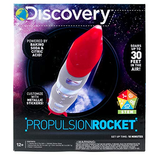 Discovery DIY Launch Propulsion Rocket by Horizon Group USA, Great Stem Science DIY Kit