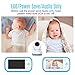 TENKER Video Baby Monitor with Camera and Audio, Baby Monitor with Night Vision, 4.3-Inch LCD Screen, 270°Pan-Tilt-Zoom, VOX, Lullaby, Two Way Talk, Temperature Detection, and Video Record (Blue-1)