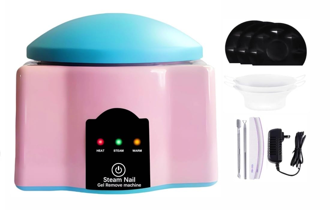 Photo 1 of JOSBES Upgraded Electric Steam Nail Polish Remover Machine, 36 Watt Portable Automatic Gel Nail Polish Remover with UV Varnish Removal for Home and Salon Use