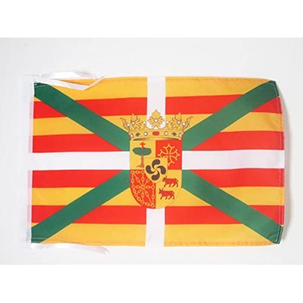 AZ FLAG - Pyrénées Union Flag - 18'' x 12'' - 100% Polyester Pyrenean Small Banner with Two Cords - Fade Resistant - Vivid Colors - 18x12 in - 45x30 Cm — image 1