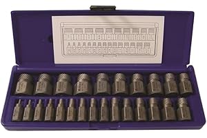 IRWIN Screw Extractor Set, Hex Head, Multi-Spline, 25-Piece (53227)