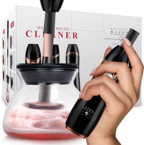 THE BEST Automatic Professional Makeup Brushes Cleaner and Dryer for All Size Makeup Brushes from Eyeshadow Brush, Powder Brush to Foundation Brush. Have Fun Cleaning & Drying your Make Up Brush Set
