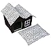 SKL Cat Dog Bed House 20 x 15 x 14 Inches Black Portable Indoor Pet House Dog Bed Cave Bed