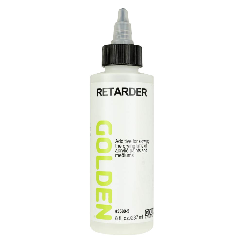 Golden 0003580-5 8 oz Artist Colors Acrylic Retarder Additive, Medium, 237 ml (Pack of 1)