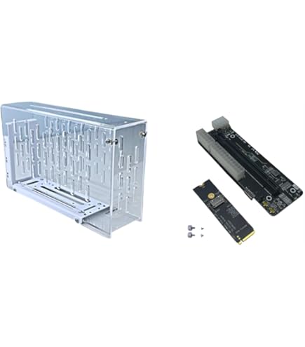 JMT m.2 m Key nvme Soporte de Tarjeta gráfica Externa 64gbs Banda de Velocidad Completa PCIe 4.0 X4 Cable de elevación r43sg actualizado para Tarjetas gráficas Superiores a 1660 (50CM K43SG