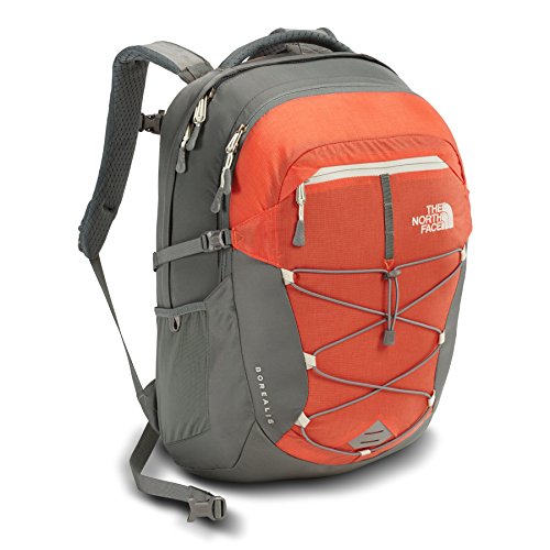 The North Face Women's Borealis Backpack - Nasturtium Orange & Sedona Sage Grey - OS (Past Season)
