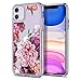 CYRILL Cecile Designed for Apple iPhone 11 Case (2019) Clear | TPU | PC | Bumper | Slim |Plastic - Rose Floral