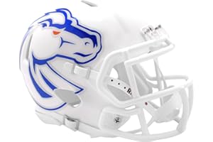 Boise State Broncos White 2024 Revolution SPEED Mini Football Helmet - New in Riddell Box