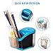Electric Pencil Sharpener, Heavy Duty Helical Blade Sharpeners for Office School Classroom Kids Artists. Ultra-Portable, USB/Battery Operated Ideal For No. 2 and Colored Pencils (Drawing, Coloring).