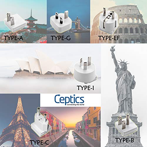 3 Ceptics+World+Travel+Adapter+Kit
