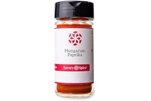 SAVORY SPICE SHOP Savory Spice Hungarian Paprika - Authentic Sweet Paprika Powder from Hungary (Csmege) - Hungarian-Style Seasoning (Medium Jar - Net: 2.15 oz)