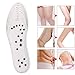 MindInSole Acupressure Magnetic Insoles Massage Foot Therapy Reflexology Pain Relief for Feet Can be Cut Fits Men and Women 1 Pair (White)