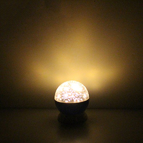 image for Star Night Light Projector Lamp, DAVICHE Baby LED 360 Degree Romantic 
