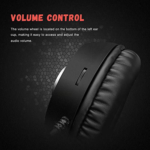 Xbox one Gaming Headset,Xiberia K1 Surround Stereo Sound Gaming Headphones,Noise Cancelling Mic,Lightweight Over Ear Soft Memory Earmuff for Xbox 1 S/PS4/PC Laptop/Mac (Grey) - Thumbnail 5