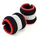 PROMIC Adjustable Ankle/Wrist Weights (1 Pair) for Women, Men Walking, Jogging, Gymnastics, Aerobics (1lb, 2lb, 3.5lb, 5lb, Grey, Red)